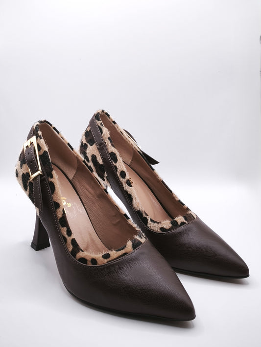 Kaprisa ženske cipele braon leopard